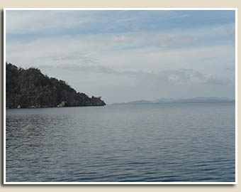 bord d'île à Coron